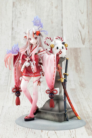 ホロライブ」より巫女衣装姿の百鬼あやめさんが1/7スケールフィギュア