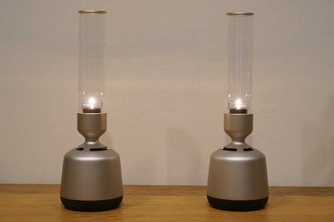 ガラス管を鳴らすソニーの間接照明スピーカー「LSPX-S2」。音と声を