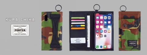 吉田カバン、ウォレット一体のiPhoneケース「PORTER RADAR」に限定色