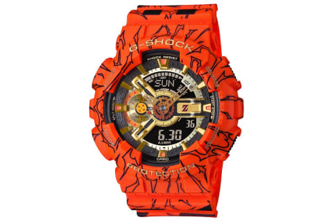 ドラゴンボールZとG-SHOCKがコラボ。孫悟空をオレンジのボディに