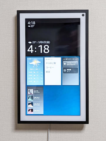 レビュー】壁掛けという新提案「Echo Show 15」 大画面“何に”使う