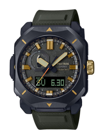 カシオ、”ブッシュクラフト”テーマのメタルベゼル「PRO TREK