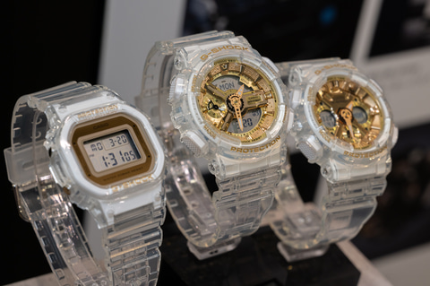 G-SHOCK、クリア+ゴールドの夏向けミドルサイズ - Impress Watch