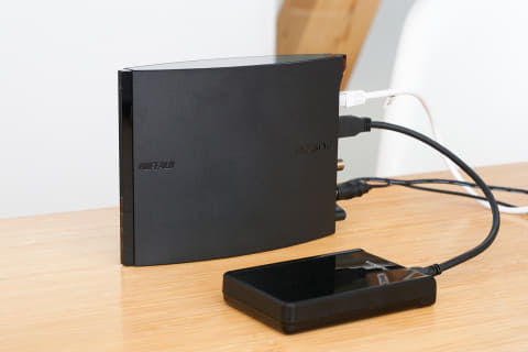 バッファロー版「nasne」に外付けドライブを増設する【自宅Wi-Fiの