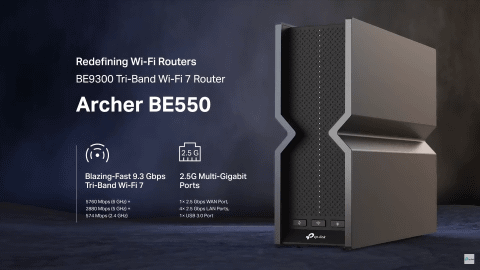 理論値最大46Gbpsの「Wi-Fi 7」に対応した新製品をTP-Linkが発表