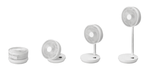ニトリ、折りたためるコードレス扇風機をリニューアル、全国の店舗で
