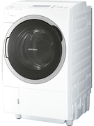 東芝、温水洗浄で動物性油もしっかり落とせるドラム式洗濯乾燥機