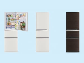 三菱電機、働く単身女性向けに女性チームが開発した3ドア冷蔵庫 - 家電