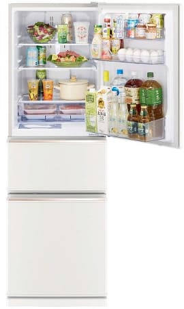 三菱電機、働く単身女性向けに女性チームが開発した3ドア冷蔵庫 - 家電