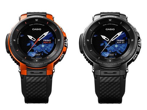 カシオ、オフラインでも地図とGPSが使えるアウトドアスマートウォッチ