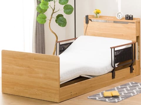 ニトリ、収納棚やコンセントを備える電動ベッド - 家電 Watch