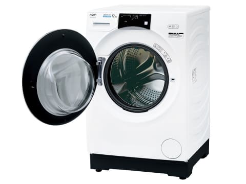 アクア、ななめじゃない「まっ直ぐドラム」洗濯機。UVと熱で除菌消臭