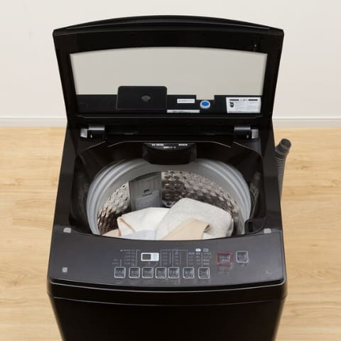 ニトリ、黒いタテ型洗濯機。たっぷり9kg洗える - 家電 Watch