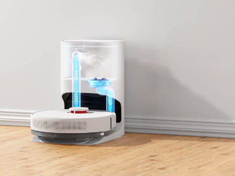 45日間ゴミ捨て不要なロボット掃除機。水拭きも一台で - 家電 Watch