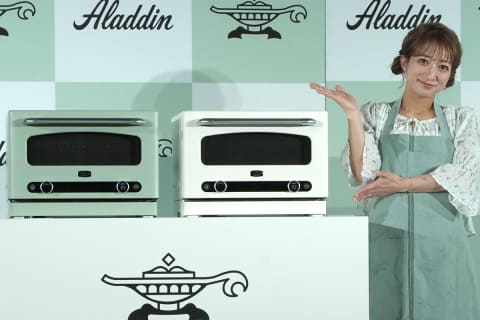 アラジン初のオーブンレンジ。0.2秒発熱ヒーターとレンジで時短 - 家電
