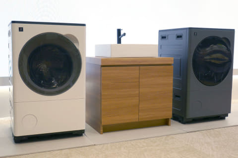 シャープのコンパクトドラム洗濯機 省エネヒートポンプ式 - 家電 Watch