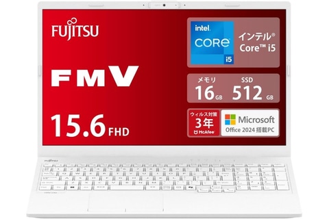 富士通のWindows 11ノートPC「FMV WA1/J2」が62,800円から、Amazon