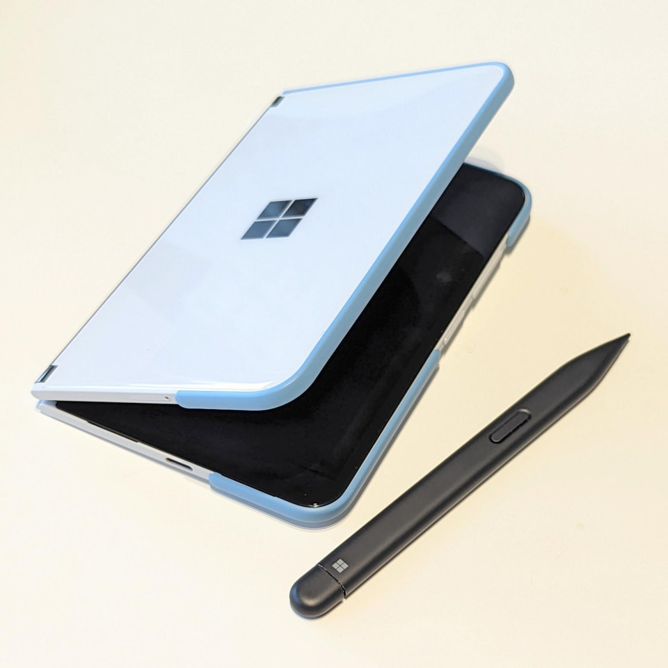 Surface Duo 2」の筆記感をペーパーライクの保護フィルムで改善して