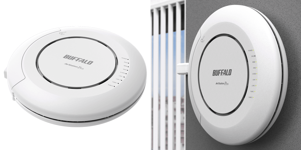 バッファロー、Wi-Fi 6E対応＆最大768台同時接続の法人向けアクセス