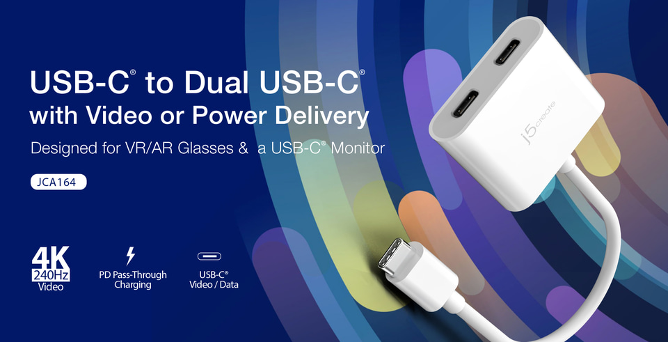 j5create、充電と映像出力が同時にできるUSB Type-Cアダプターを6日