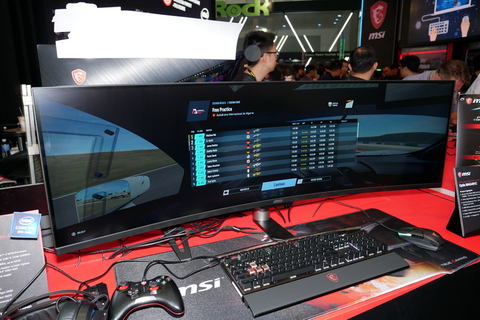 MSI、アスペクト比32:9の超ワイドゲーミングディスプレイや小型