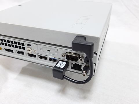 PC短評】シリアルポートも追加可能な小型デスクトップPC「NEC Mate