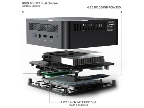 MINISFORUM、Ryzen 7 5800H搭載のミニPC「UM580」を8月末出荷 - PC Watch