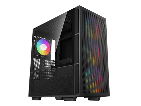 DeepCool、エアフロー重視のミドルタワーケース。CPU温度が表示できる