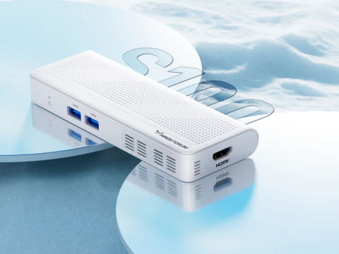 ほぼスティックPCなミニPC、MINISFORUMから。Intel N100搭載でPoE駆動