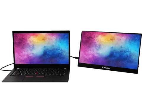 Verbatim、14型のフルHDモバイルモニター - PC Watch