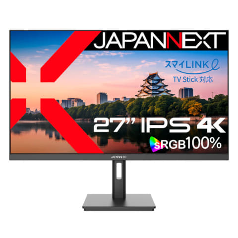 JAPANNEXT、65型で4K対応IPSパネルを搭載した約12万円の液晶モニター