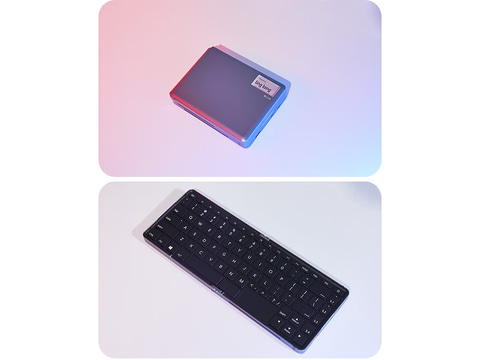 折りたたみ式キーボード型のミニPCが登場。Ryzen 7 8840U搭載 - PC Watch