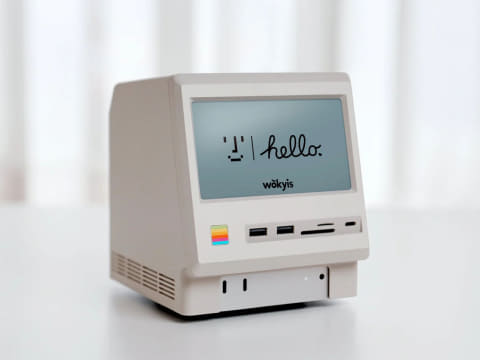 初代Macintosh風デザインのMac Mini向けドックが予約販売を開始 - PC Watch