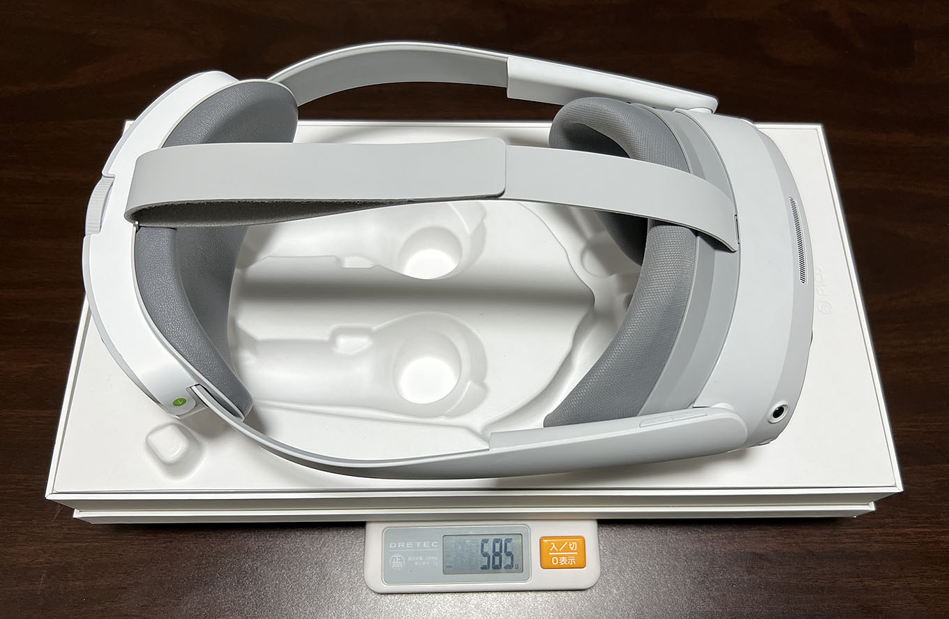 期待の一体型VRゴーグル「PICO 4」インプレション 考えられた重量
