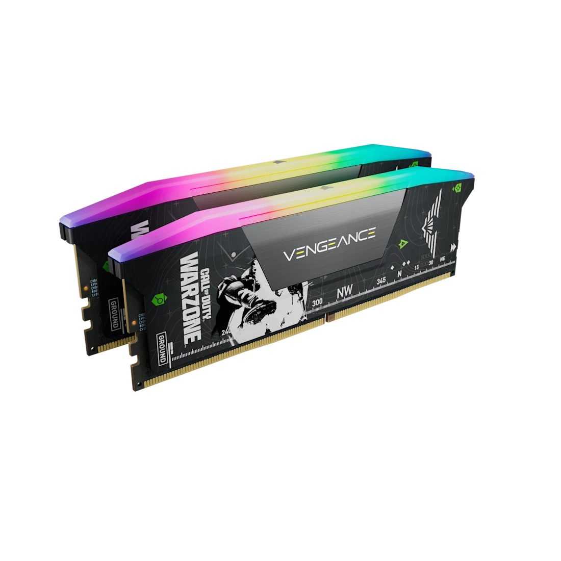 VENGEANCE® RGB 32GB (2x16GB) DDR5 DRAM 6400MT/s CL32 AMD EXPO