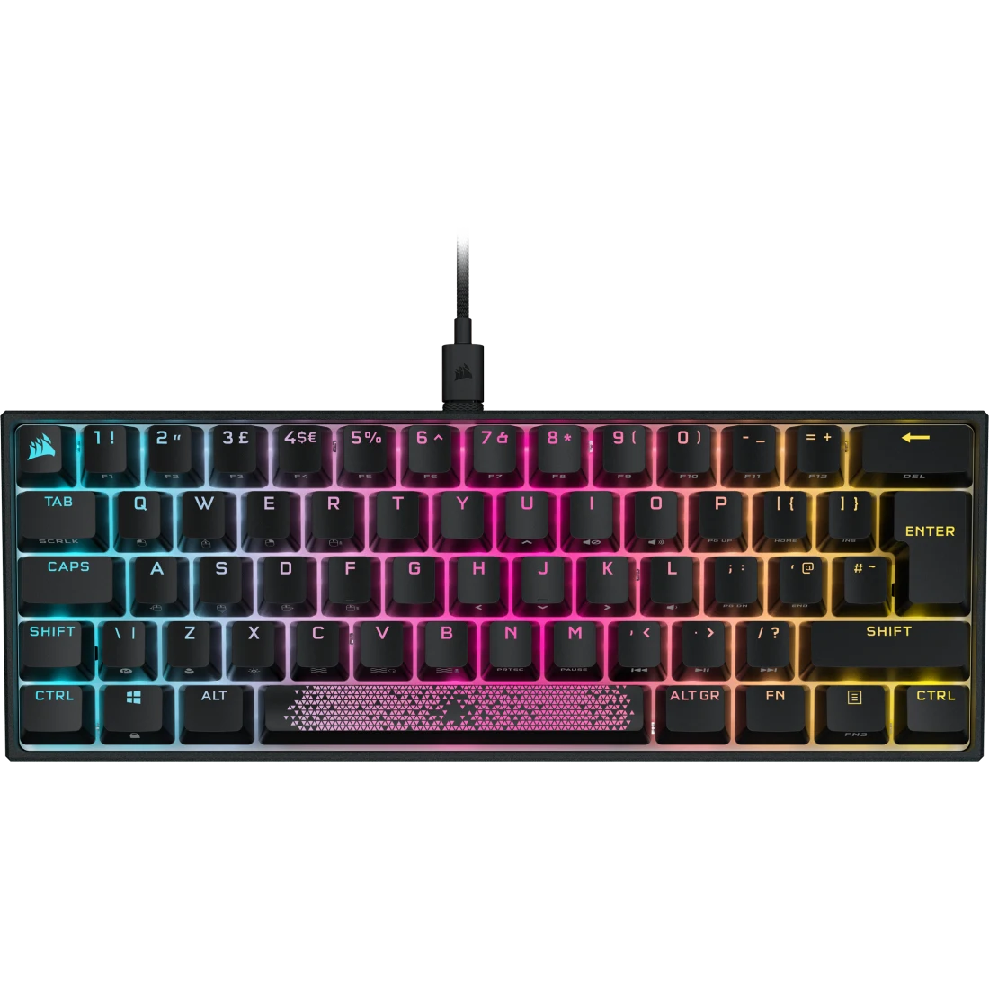 K65 RGB MINI 60% Mechanical Gaming Keyboard — CHERRY MX Red (UK