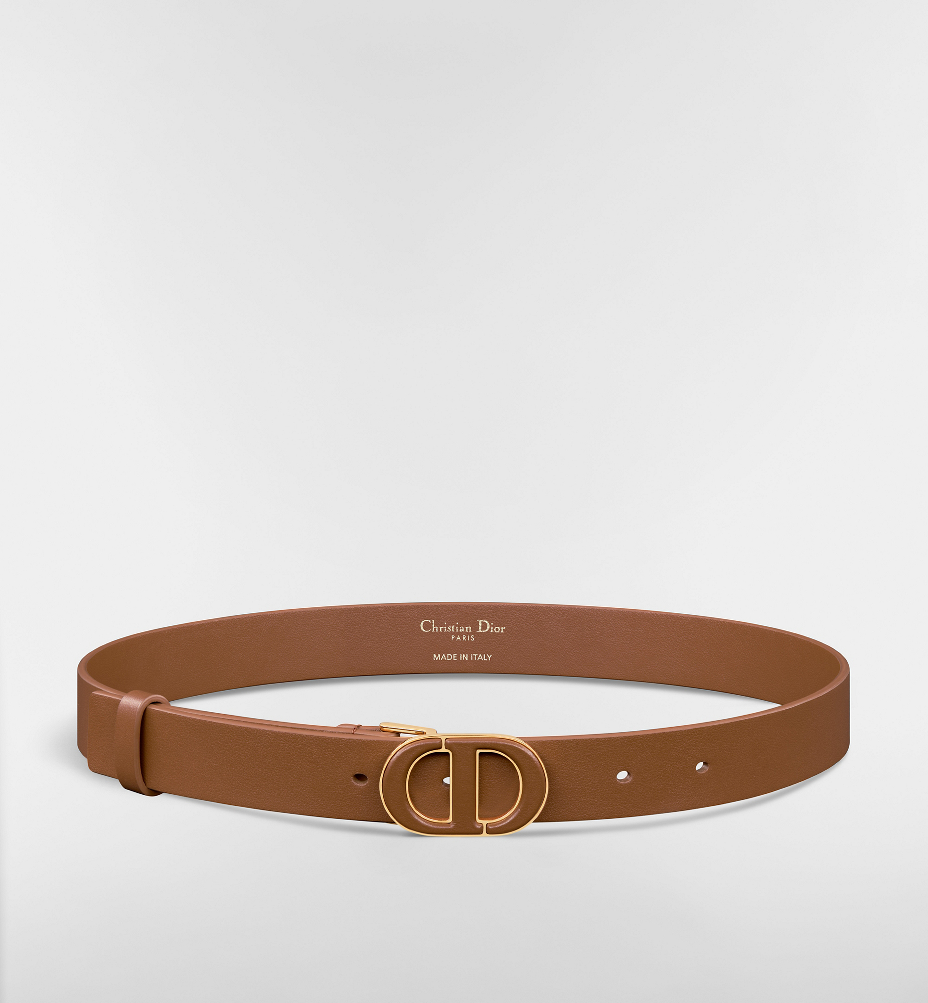 DIOR | 30 Montaigne ベルト 25mm スムースカーフスキン