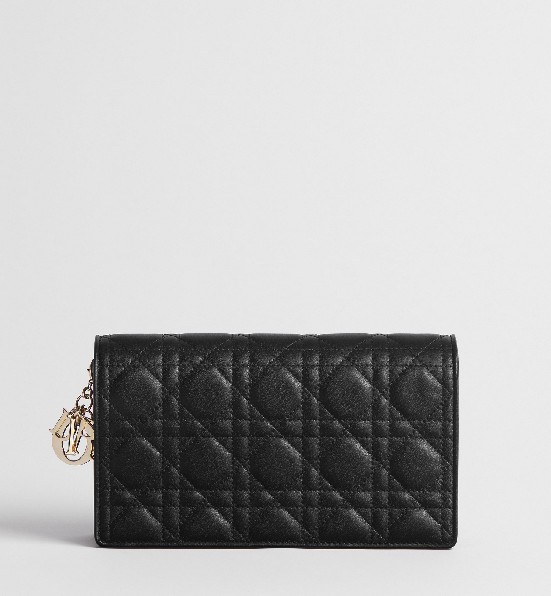 DIOR | Lady Dior ポーチ カナージュ ラムスキン
