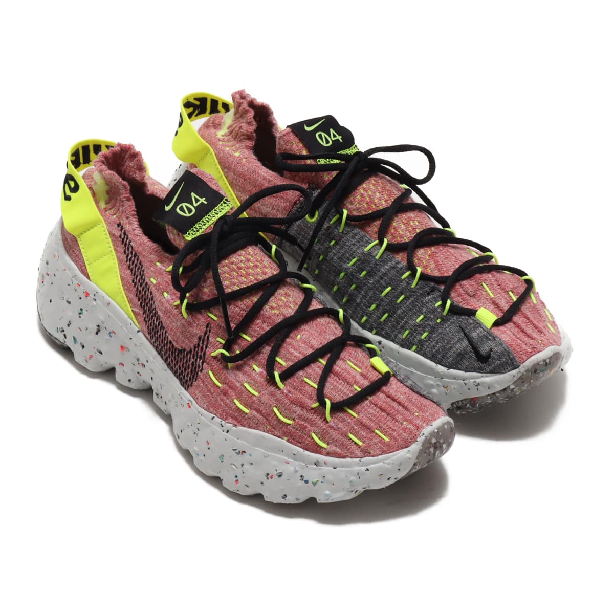NIKE W SPACE HIPPIE 04 LEMON VENOM/BLACK-LT ARCTIC PINK 20FA-I