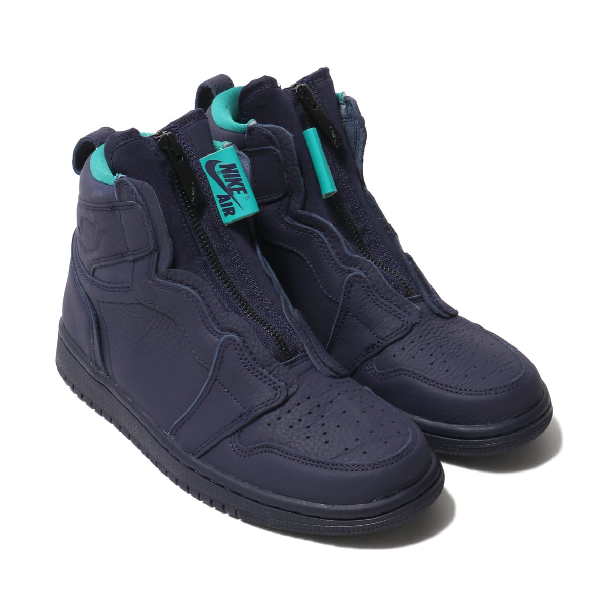JORDAN BRAND WMNS AIR JORDAN 1 HIGH ZIP BLACKENED BLUE/NEPTUNE