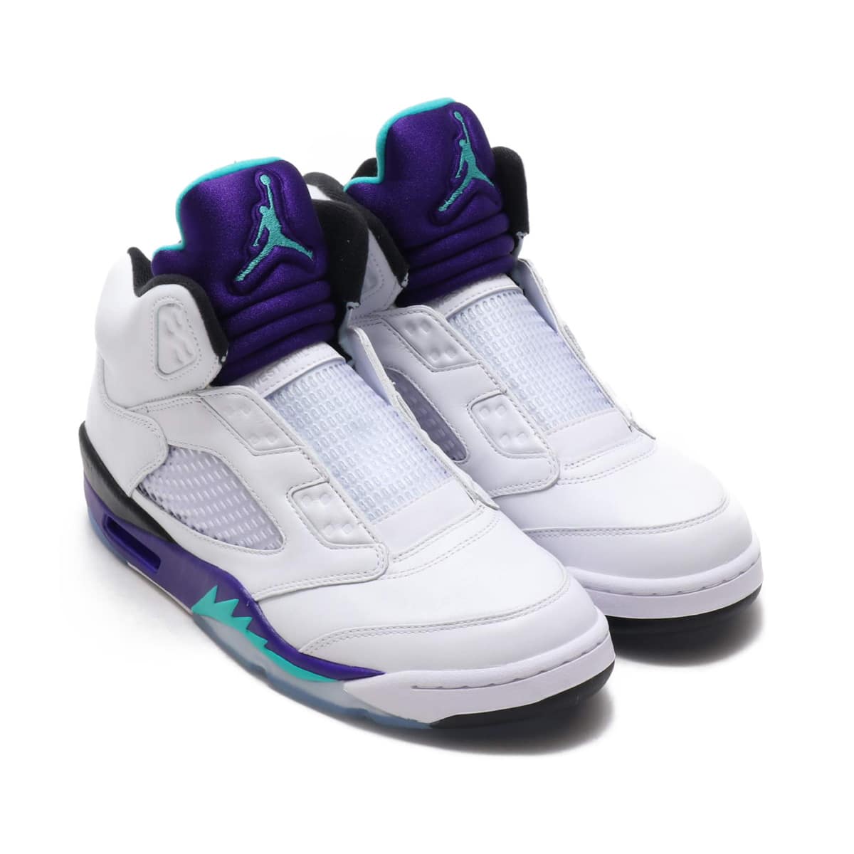 JORDAN BRAND AIR JORDAN 5 RETRO NRG WHITE/NEW EMERALD-GRAPE ICE