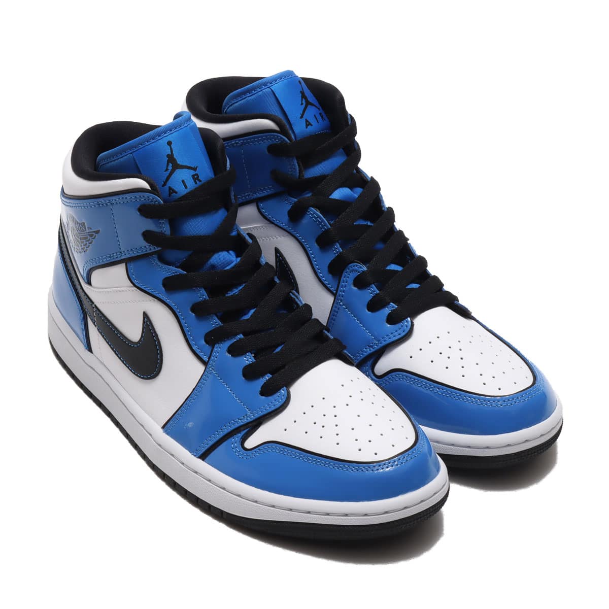 JORDAN BRAND AIR JORDAN 1 MID SE SIGNAL BLUE/BLACK-WHITE 21SP-I