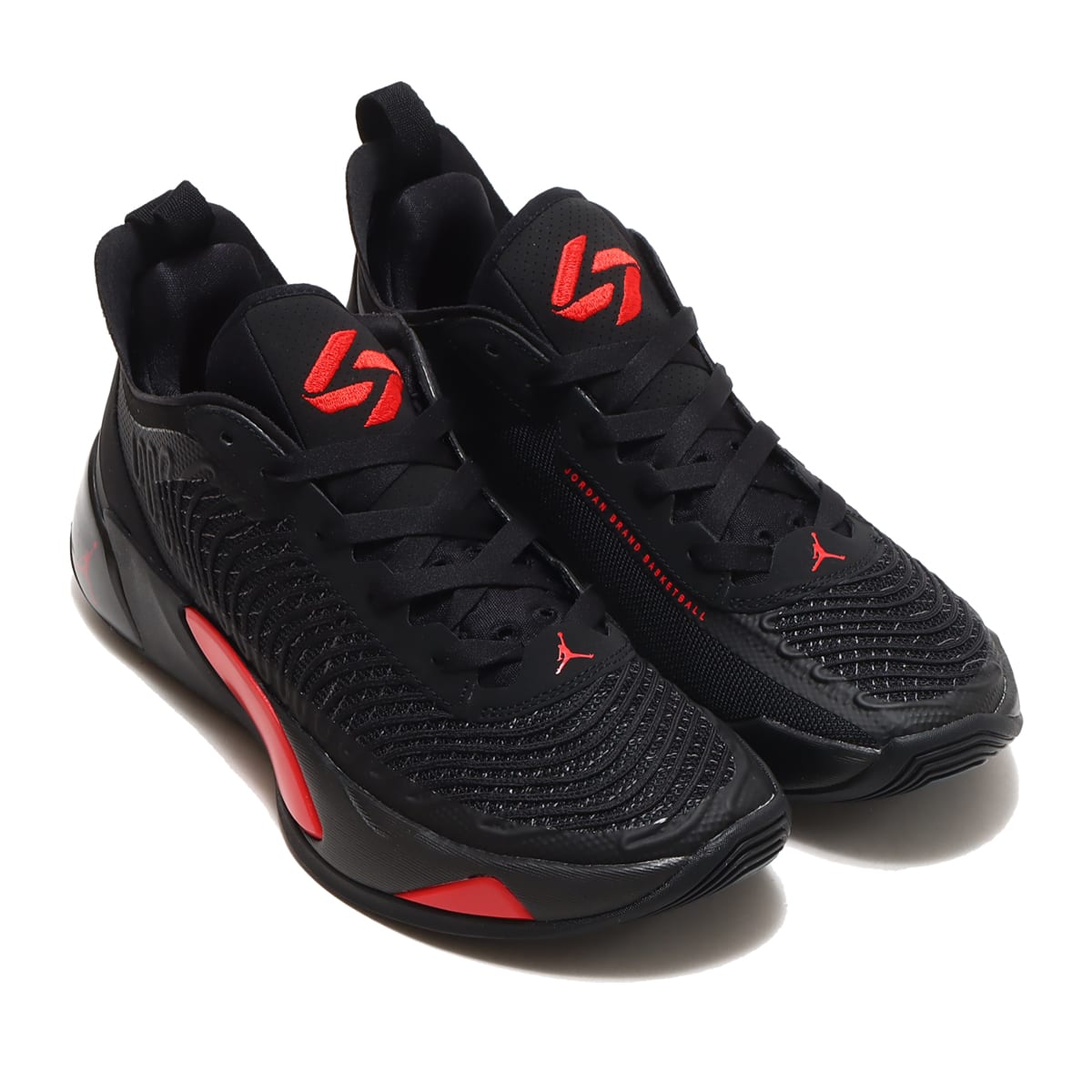 JORDAN BRAND JORDAN LUKA 1 PF BLACK/UNIVERSITY RED-DARK GREY