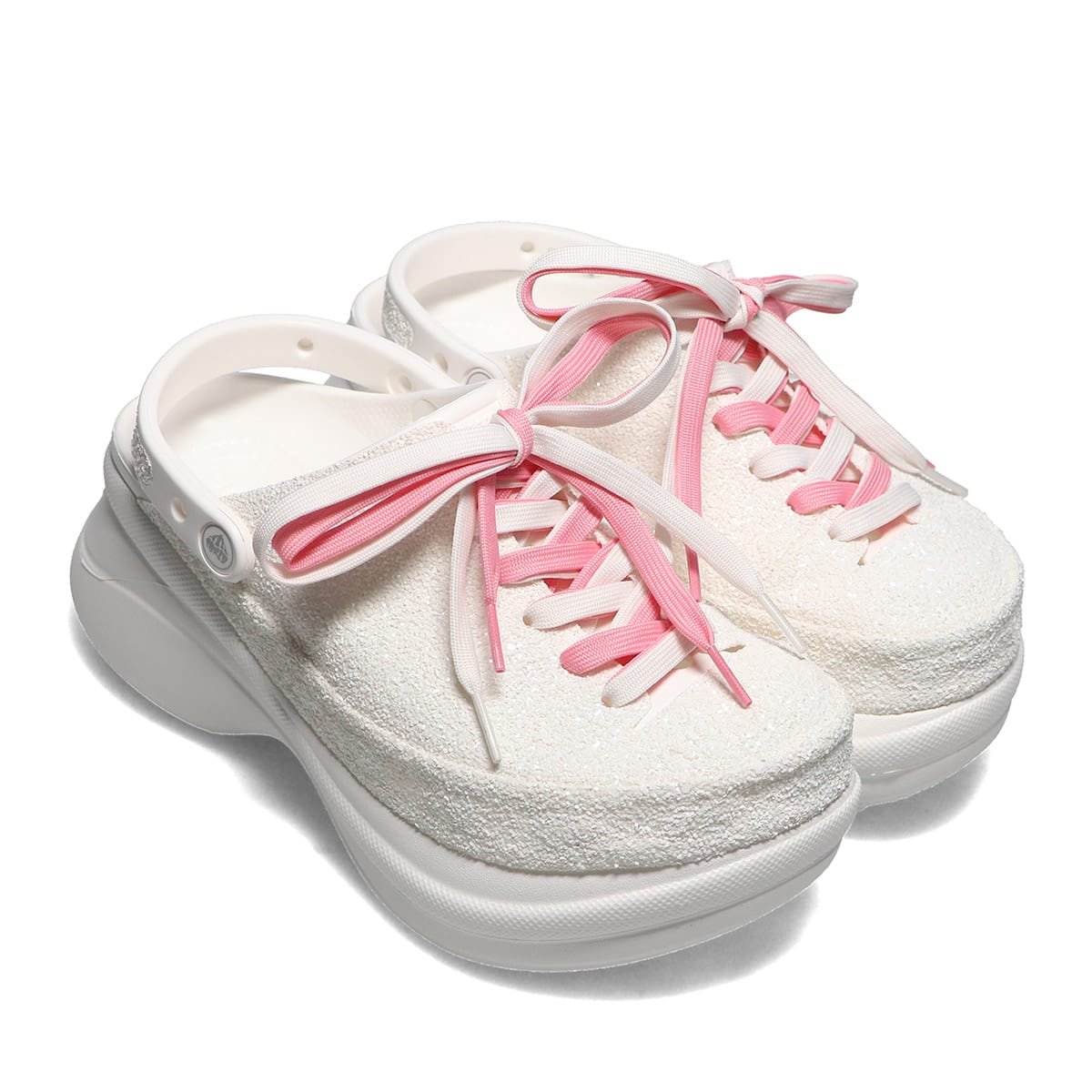 crocs AtmosPink X Crocs Classic Bae Clog W White （アトモスピンク