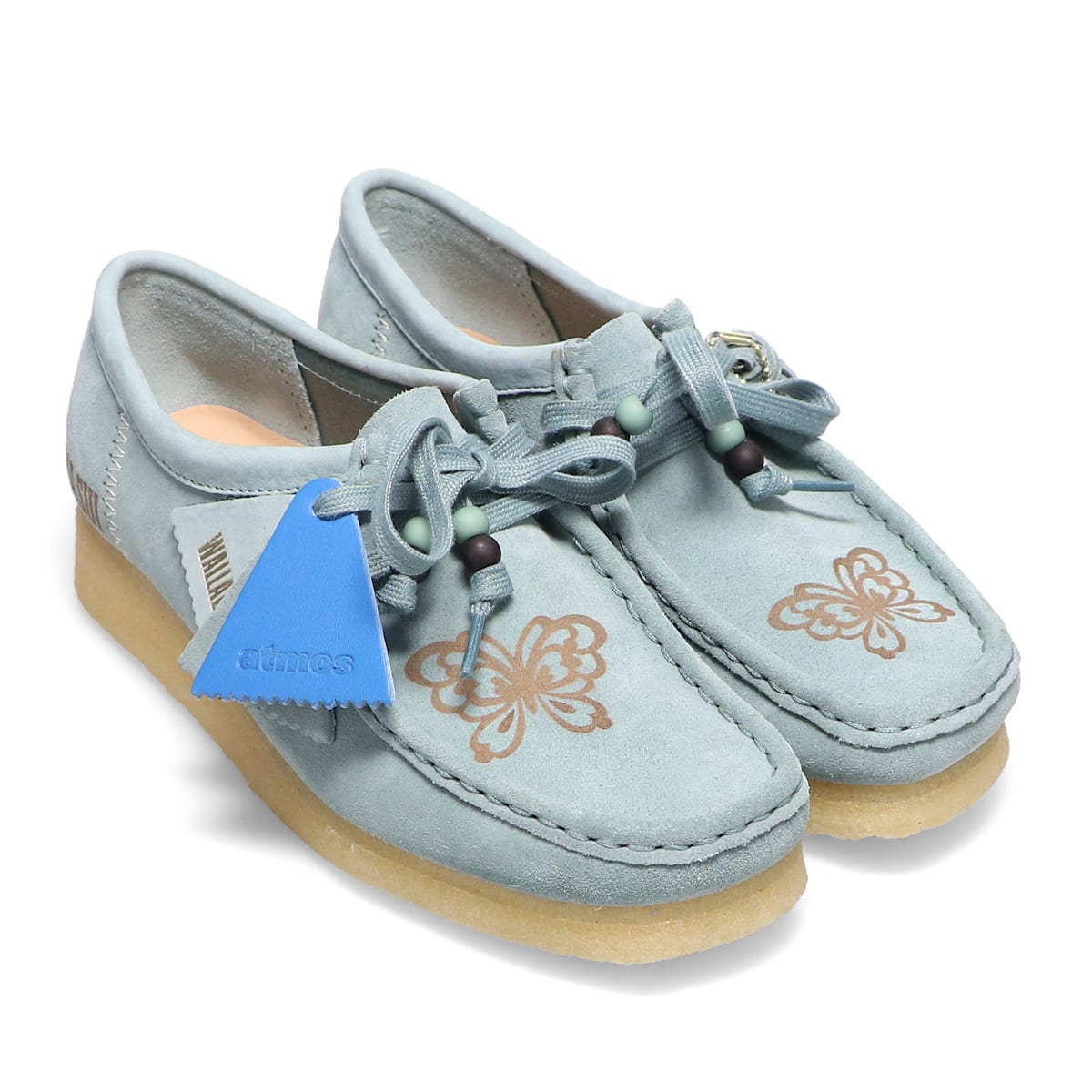 Clarks Wmns Wallabee ANNA SUI atmos Ocean Blue（クラークス