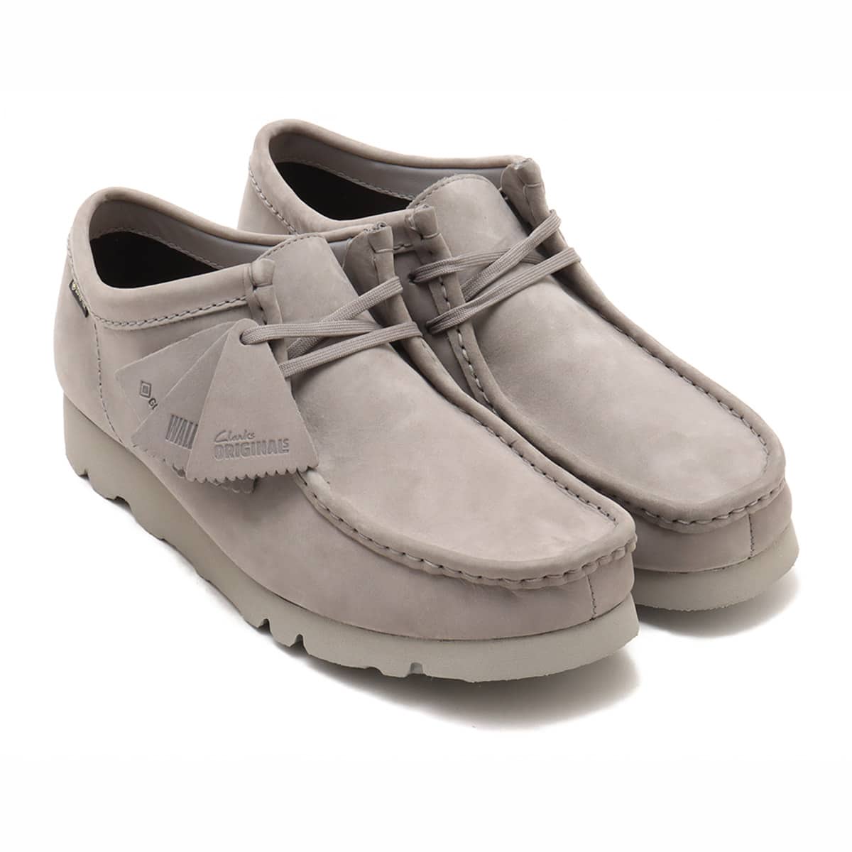 Clarks WallabeeGTX Grey Nubuck（クラークス ワラビーGTX-グレー