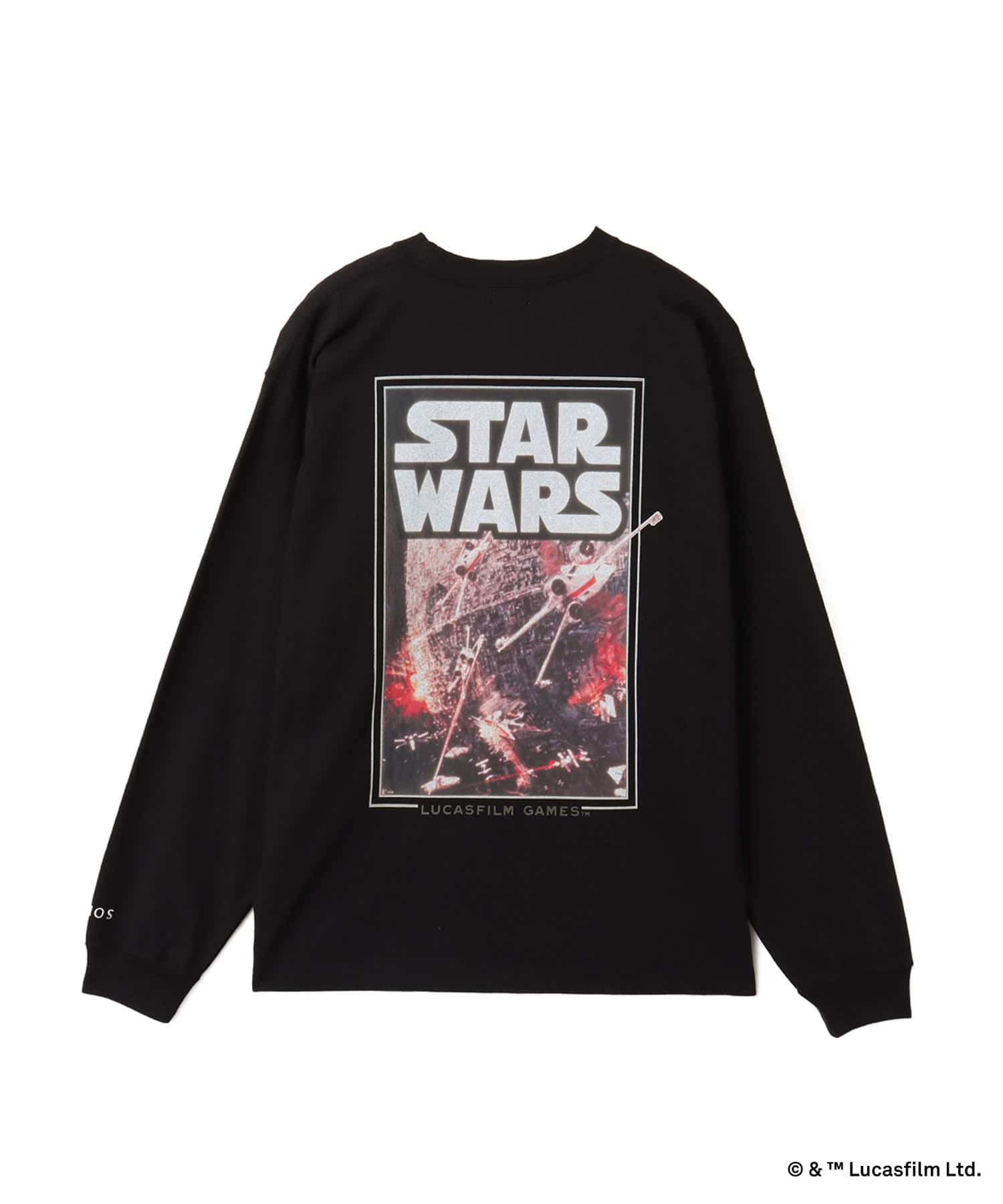 atmos [STAR WARS] GAME LS T-shirt BLACK（アトモス[スターウォーズ