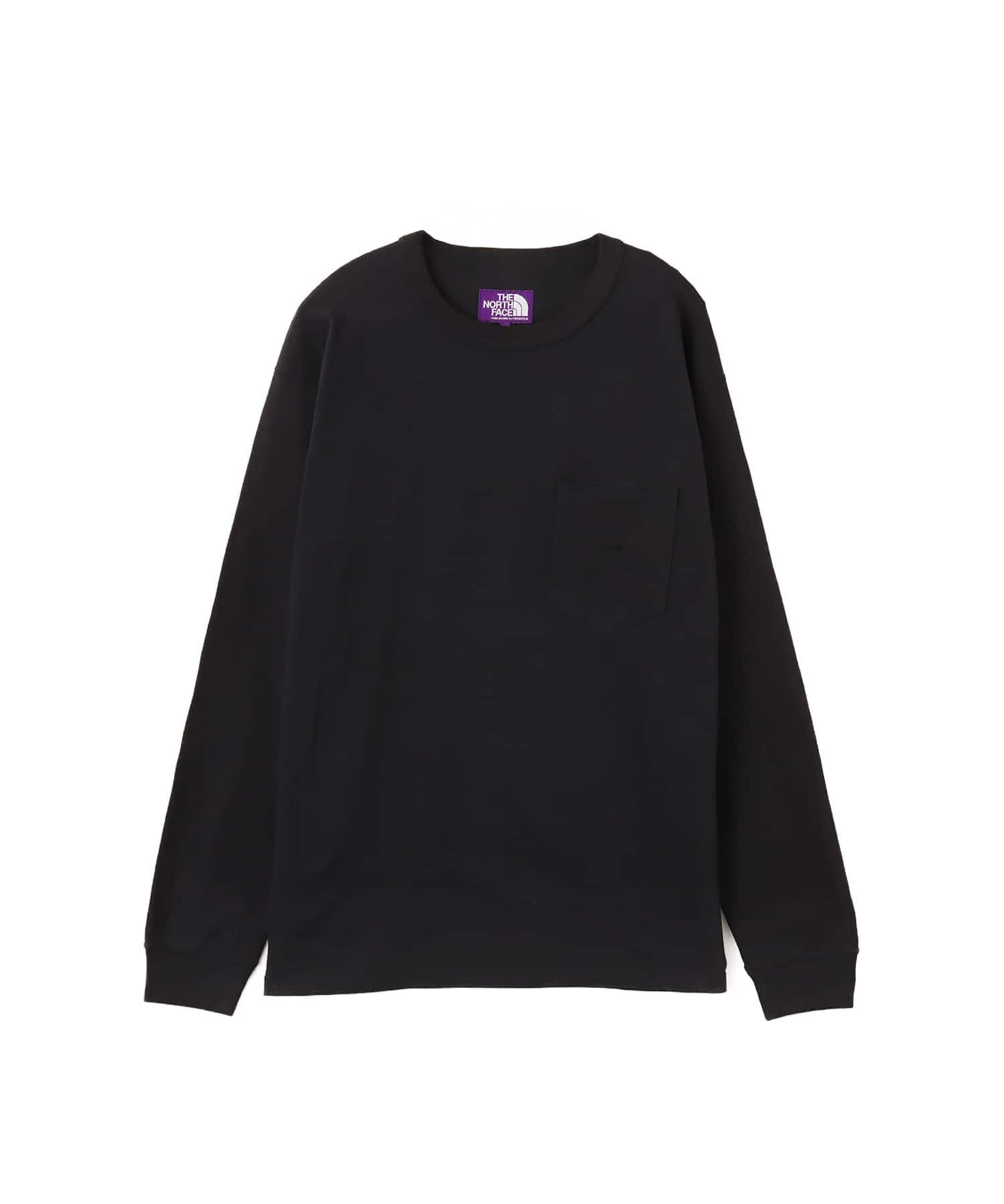 THE NORTH FACE PURPLE LABEL 8oz Field Long Sleeve Pocket Tee Black