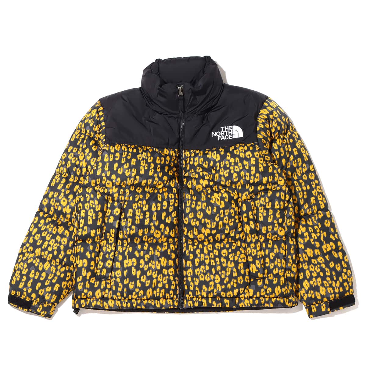 THE NORTH FACE NOVELTY SHORT NUPTSE JACKET (LADIES) レオパード