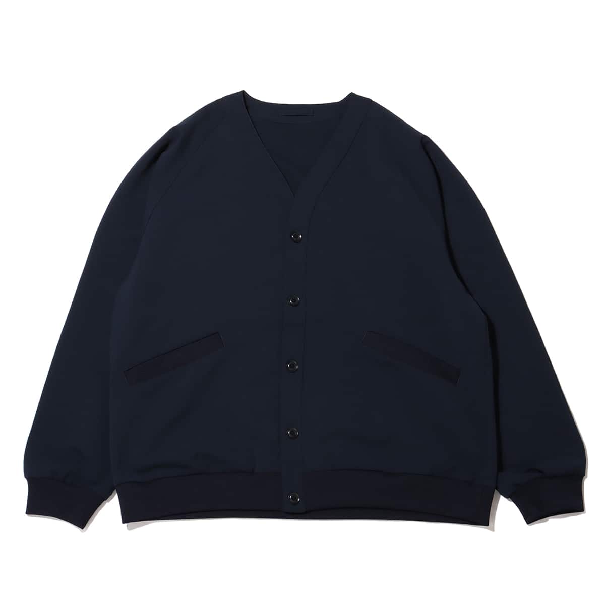 nanamica ALPHADRY Cardigan Navy （ナナミカ アルファドライ